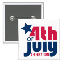 Fourth of July Celebration Pin