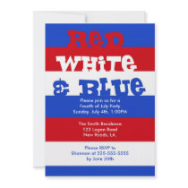 Fourth of July Custom Announcements
