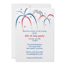 Fourth of July Custom Invites