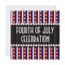 Fourth of July Jewelled Invite