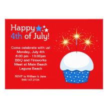 Fourth of July Party Invitation
