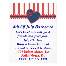 Fourth of July Party Invitation