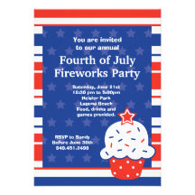 Fourth of July Party Invitation