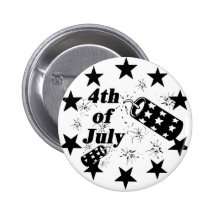 Fourth of July Pin