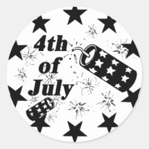 Fourth of July Sticker