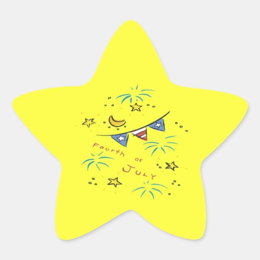 Fourth Of July Sticker