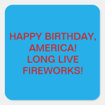 FOURTH OF JULY STICKERS