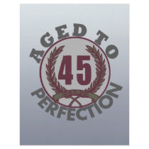 Fourty Five and aged to Perfection Birthday Full Color Flyer