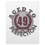 Fourty Nine and aged to Perfection Birthday Personalized Letterhead