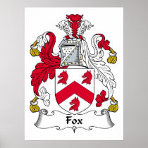 Fox Family Crest Print