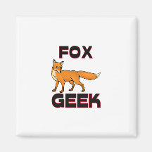 Fox Geek Magnets