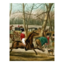 Fox Hunting Customized Letterhead
