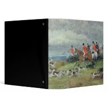 Fox Hunting in Surrey, 19th century 3 Ring Binders