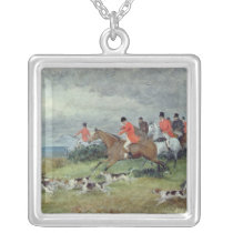 Fox Hunting in Surrey, 19th century Pendant