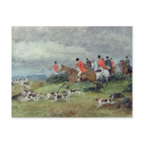 Fox Hunting in Surrey, 19th century Post Cards