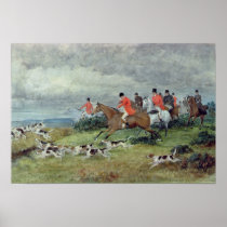 Fox Hunting in Surrey, 19th century Posters