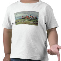 Fox Hunting in Surrey, 19th century t-shirts