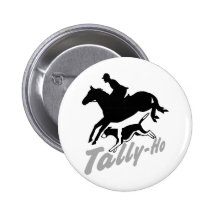 Fox Hunting Tally-Ho Pin