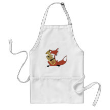 Fox Playing the Euphonium Apron