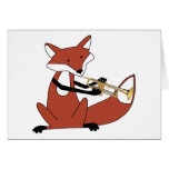 Fox Playing the Trumpet