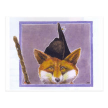 Fox Postcard Asturian Fox Asturias Spain