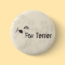 Fox Terrier buttons