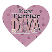 Fox Terrier DIVA Stickers