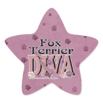 Fox Terrier DIVA Star Stickers