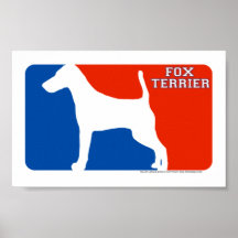 Fox Terrier Major League Dog Print