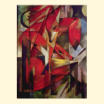 Foxes by Franz Marc, Vintage Abstract Fine Art posters