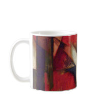 Foxes by Franz Marc, Vintage Expressionism Coffee Mugs
