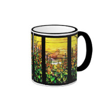 Foxglove Garden Stained Glass Mug
