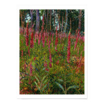Foxgloves, c.1916 (oil on canvas) posters