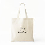Foxy Freedom band name bag