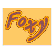Foxy Postcard