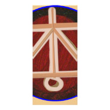 FOYER - symbole curatif de Karuna Reiki Cartes Doubles Customisables
