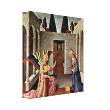 Fra Angelico - Annunciation Stretched Canvas Print