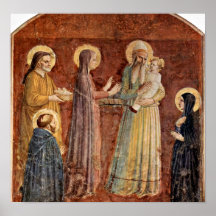 Fra Angelico - The presentation in the temple Poster