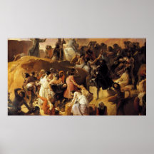 Fracesco Hayez - Crusaders Thirst Posters