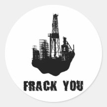 Frack vous autocollants