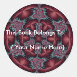 Fractal 12, This Book Belongs To, Stickers