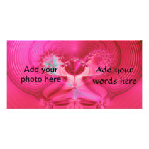 Fractal #1: Love is in the Air Custom Photo Card