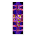 fractal art bookmark business card templates