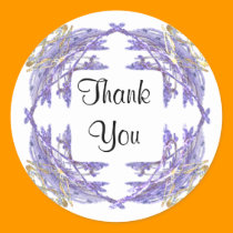 Fractal Art Framed Thank You stickers