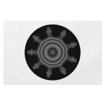 Fractal art in Black and Grey. Flyer