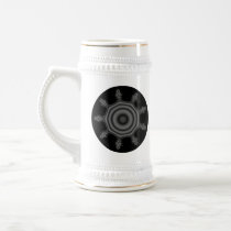 Fractal art in Black and Grey. Coffee Mugs