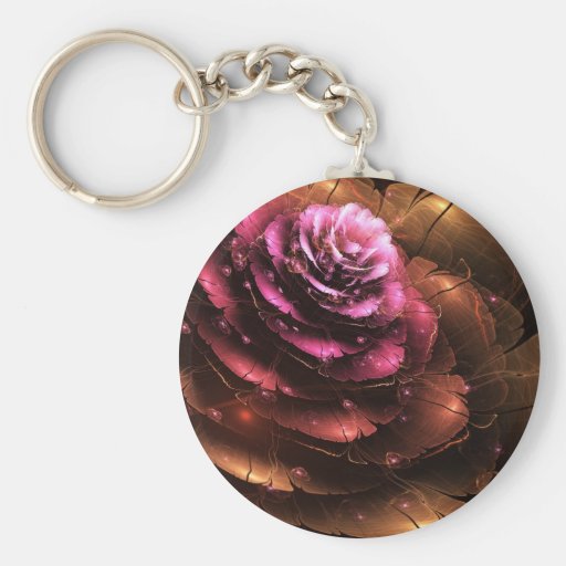 Fractal Art Keychain: Valentine