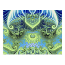 fractal art post card