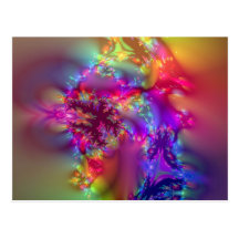 fractal art postcard