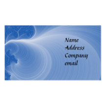 Fractal bizcard business card template